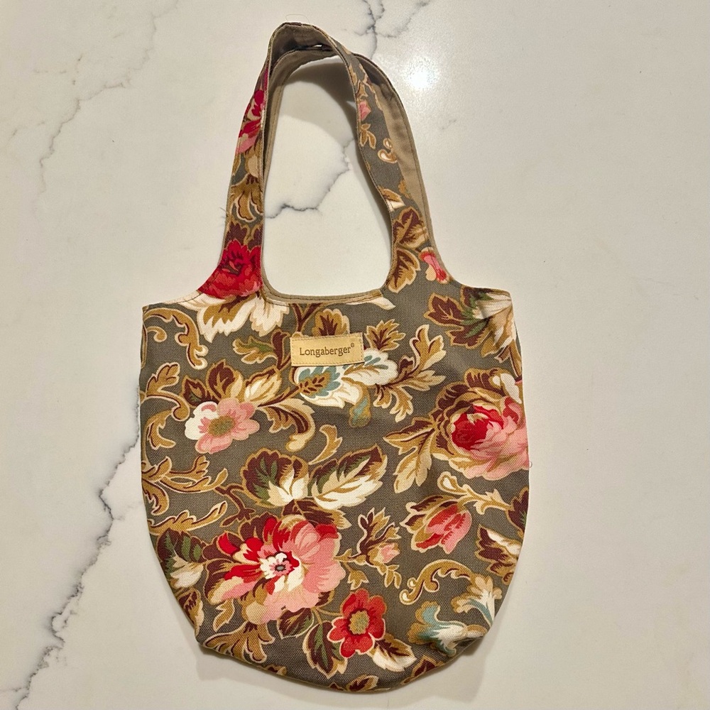 Longaberger Mini Tote-Reversible!